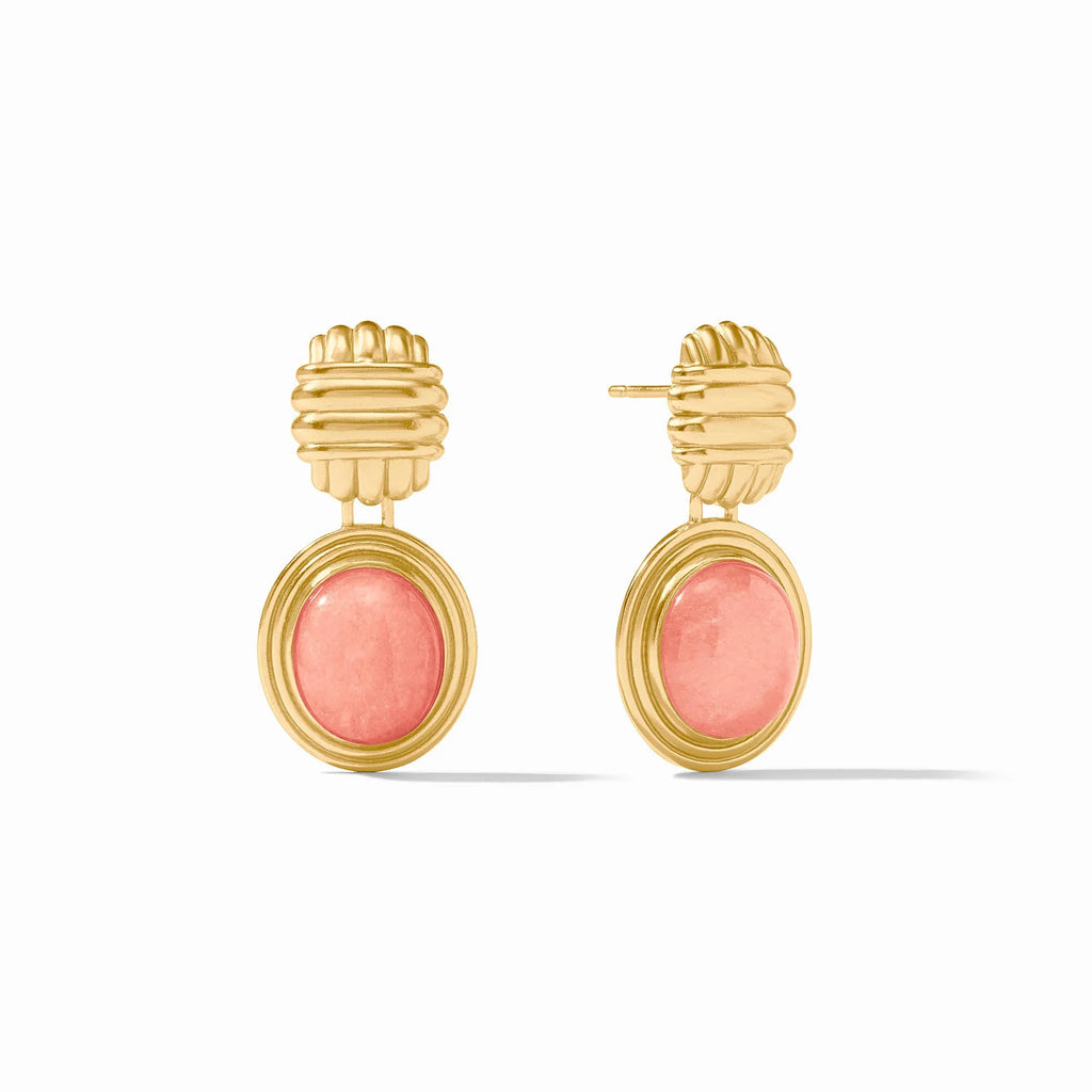 Julie Vos Portofino Stone Earring Melon