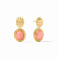 Julie Vos Portofino Stone Earring Melon