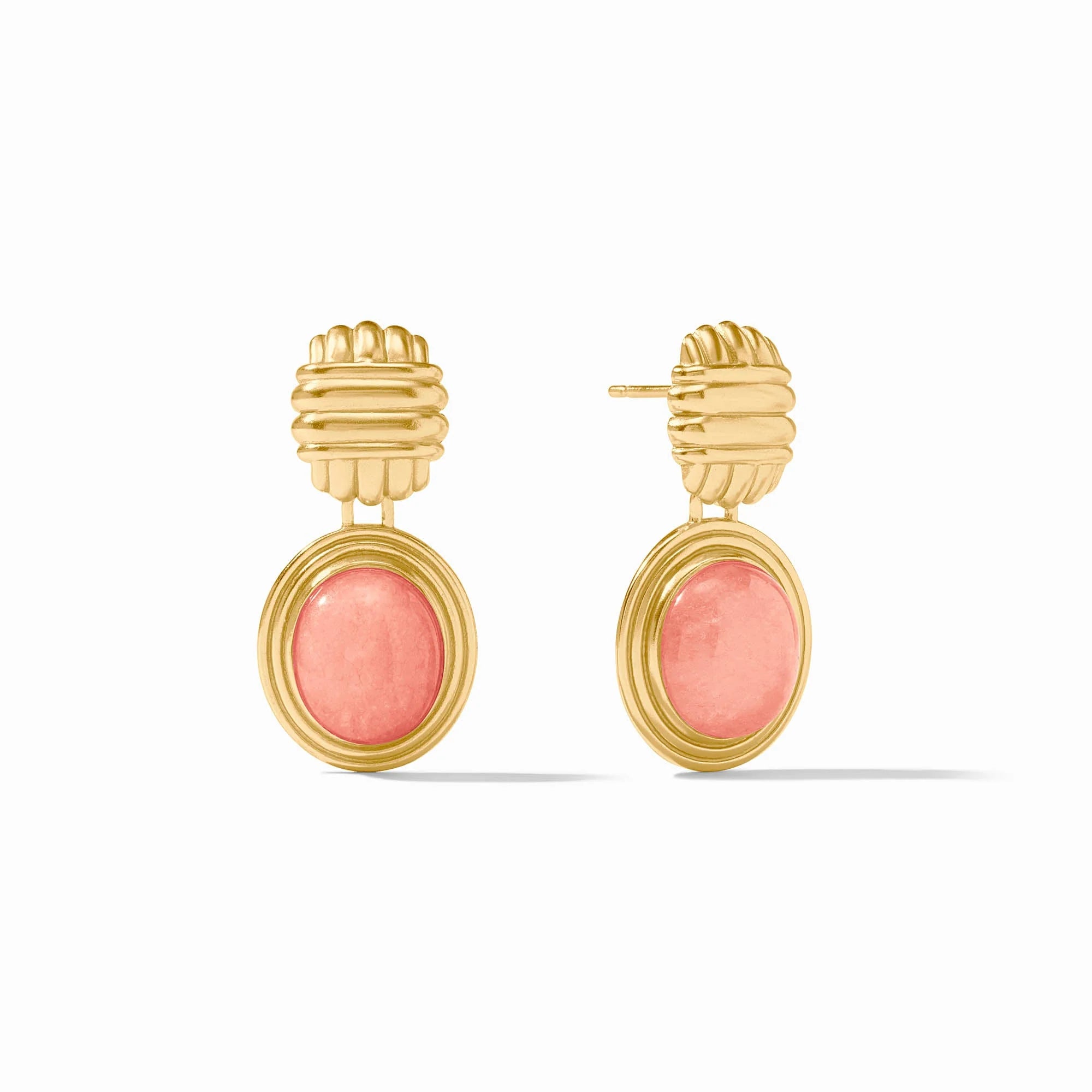 Julie Vos Portofino Stone Earring Melon