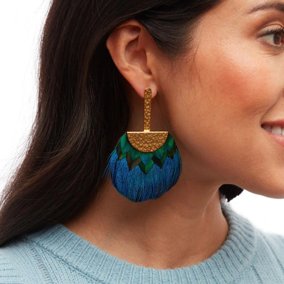 Brackish Tucket Blue Grecian Earring