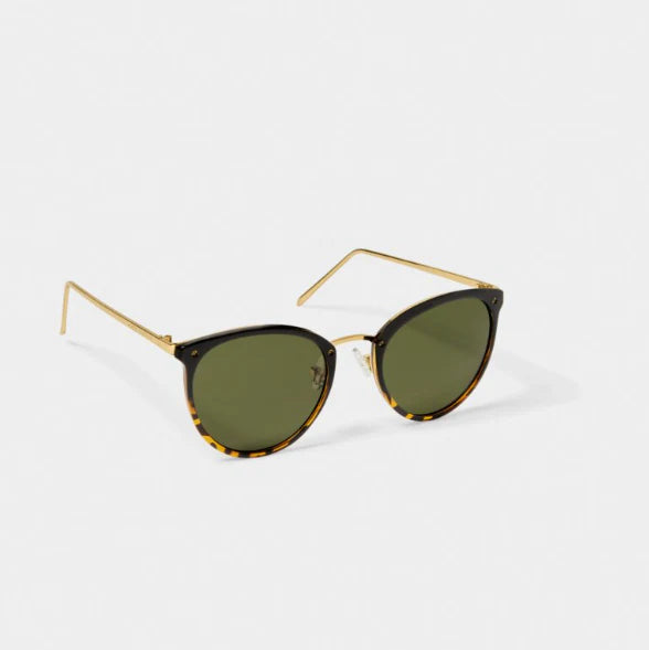 Katie Loxton Santorini Gradient Black Tortoise Sunglasses