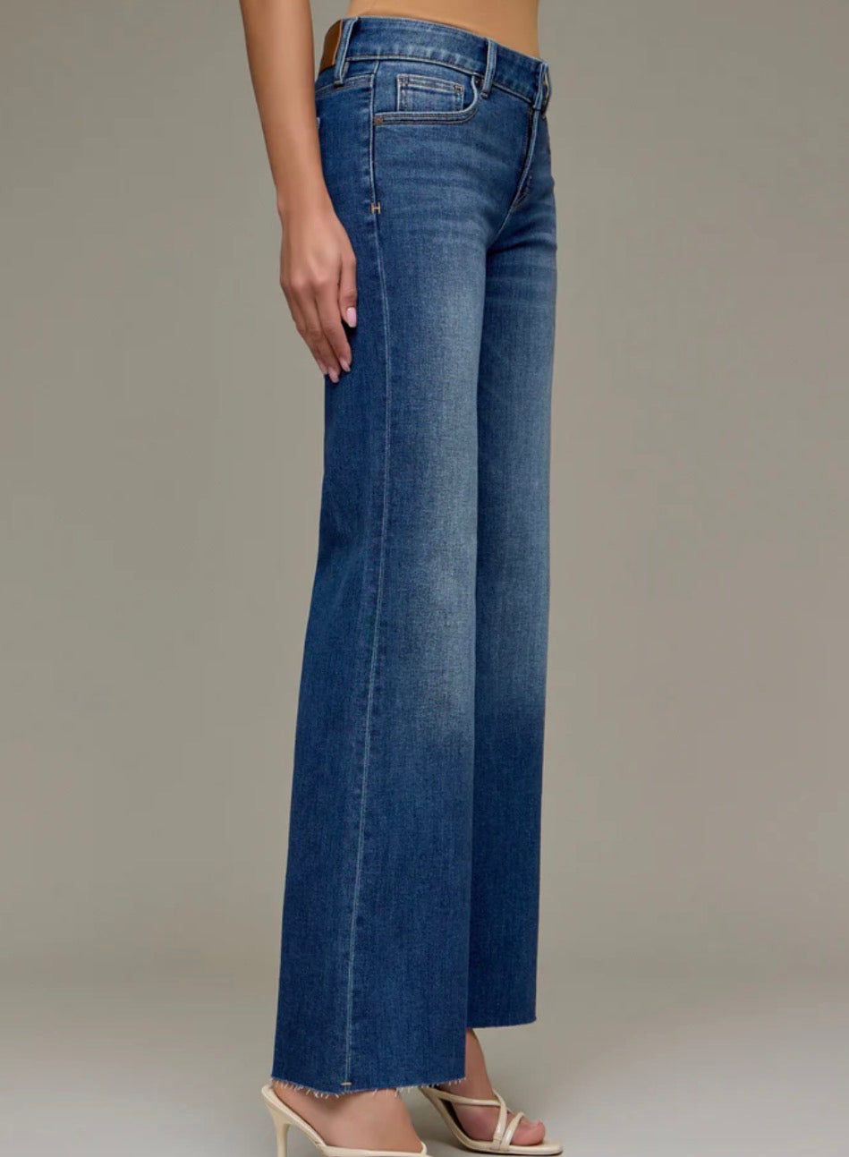 Hidden Happi Dark Wash Flare Jean