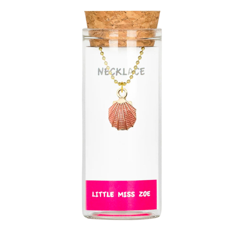 Little Miss Zoe Charm Necklace In Glass Bottle