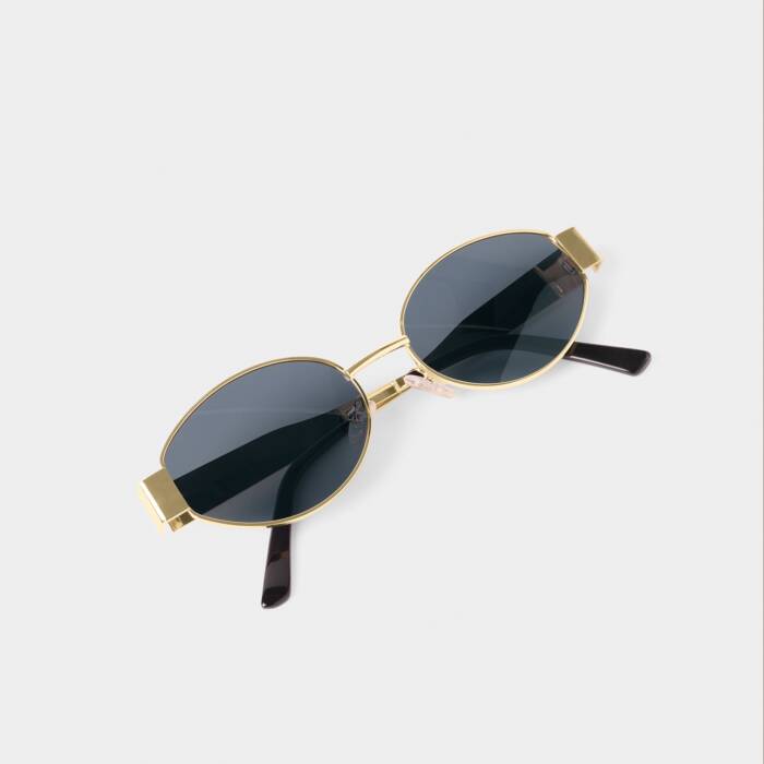 Katie Loxton Siena Matte Gold Sunglasses