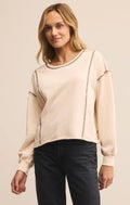 Z Supply Fan Club Sweatshirt Crystal