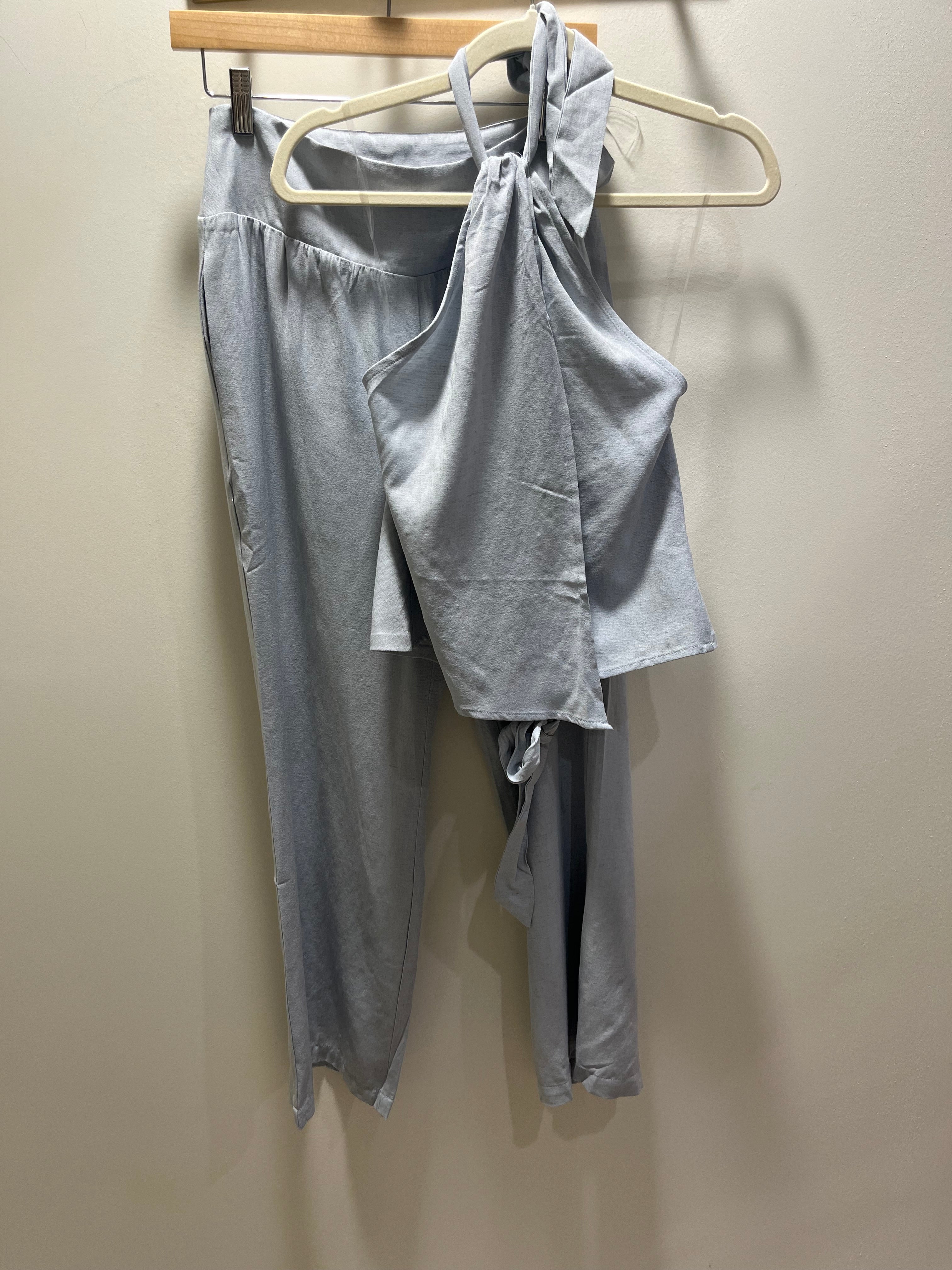Illailla Pale Blue Linen Set