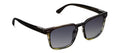 Peepers Shasta Poliarized Glasses Green Ombré Horn