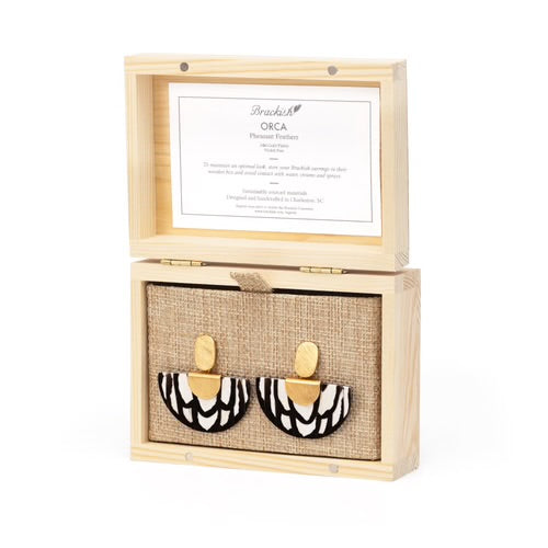 Brackish Orca Drop Earrings