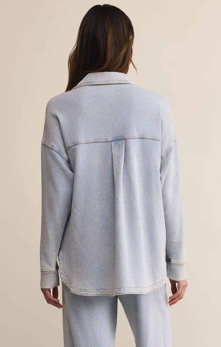 Z Supply Knit Denim Jacket