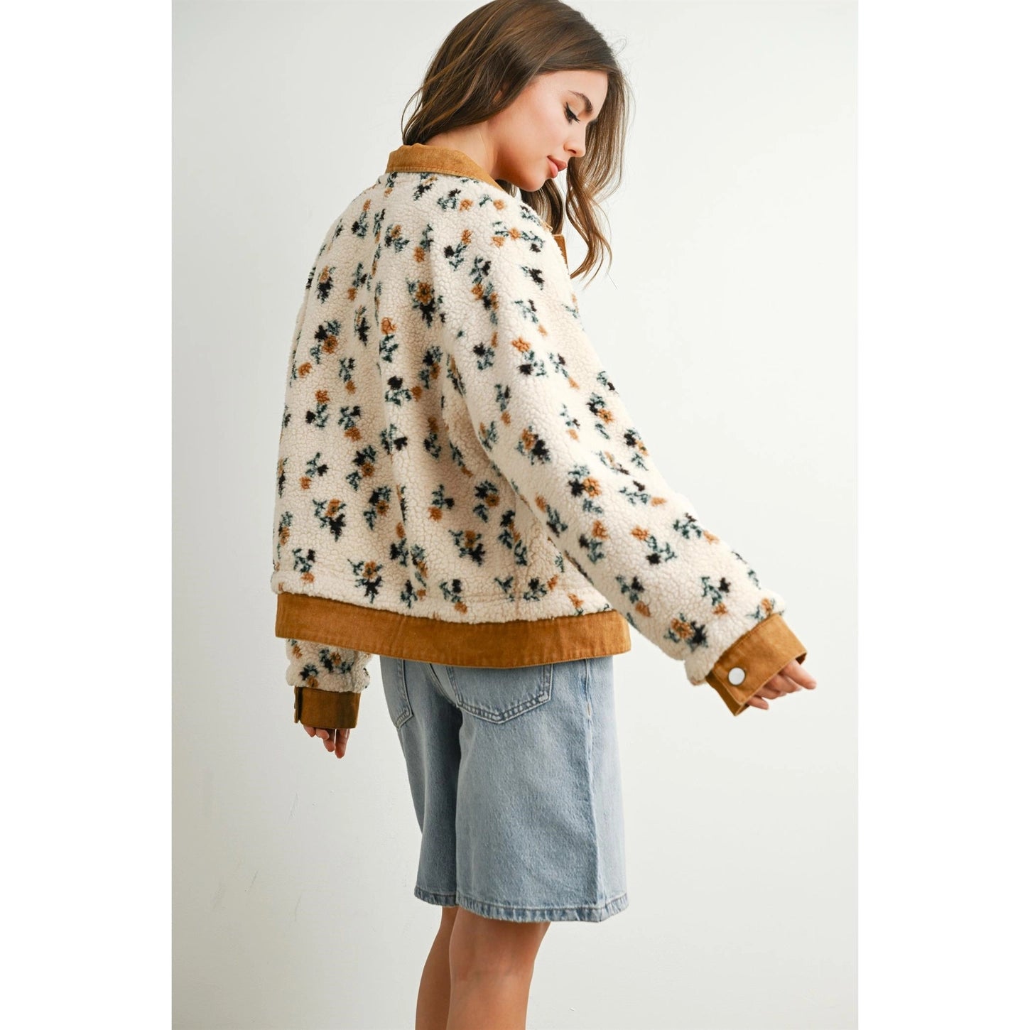 Floral Button Down Jacket