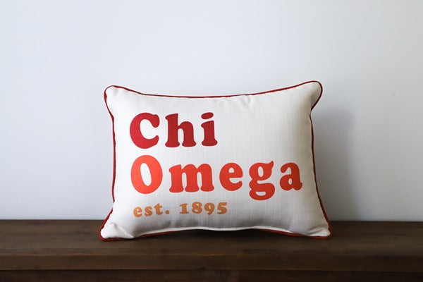 Little Birdie Chi Omega Pillow