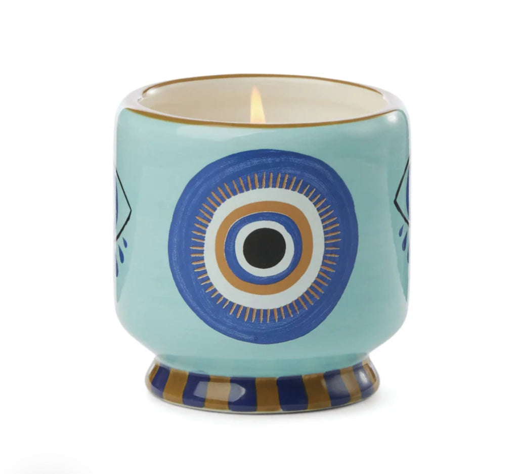 Paddywax 8oz Hand Painted Ceramic Candle