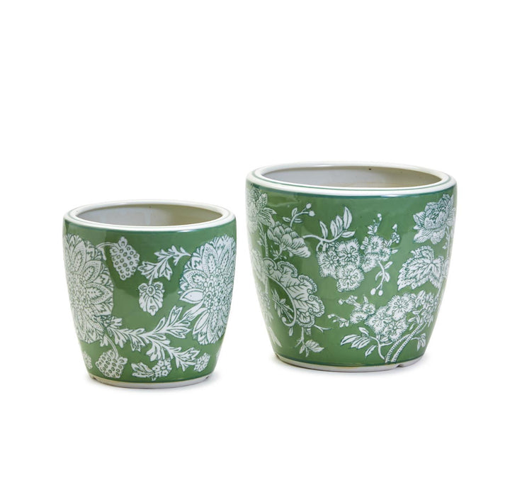 Twos Company Countryside Planter/Cachepot Set Of Two