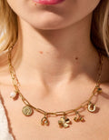 Spartina 449 SP Feeling Lucky Charm Necklace 18” Gold