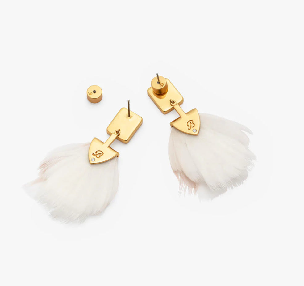 Brackish Tarpum Bay Bezel Drop Earring