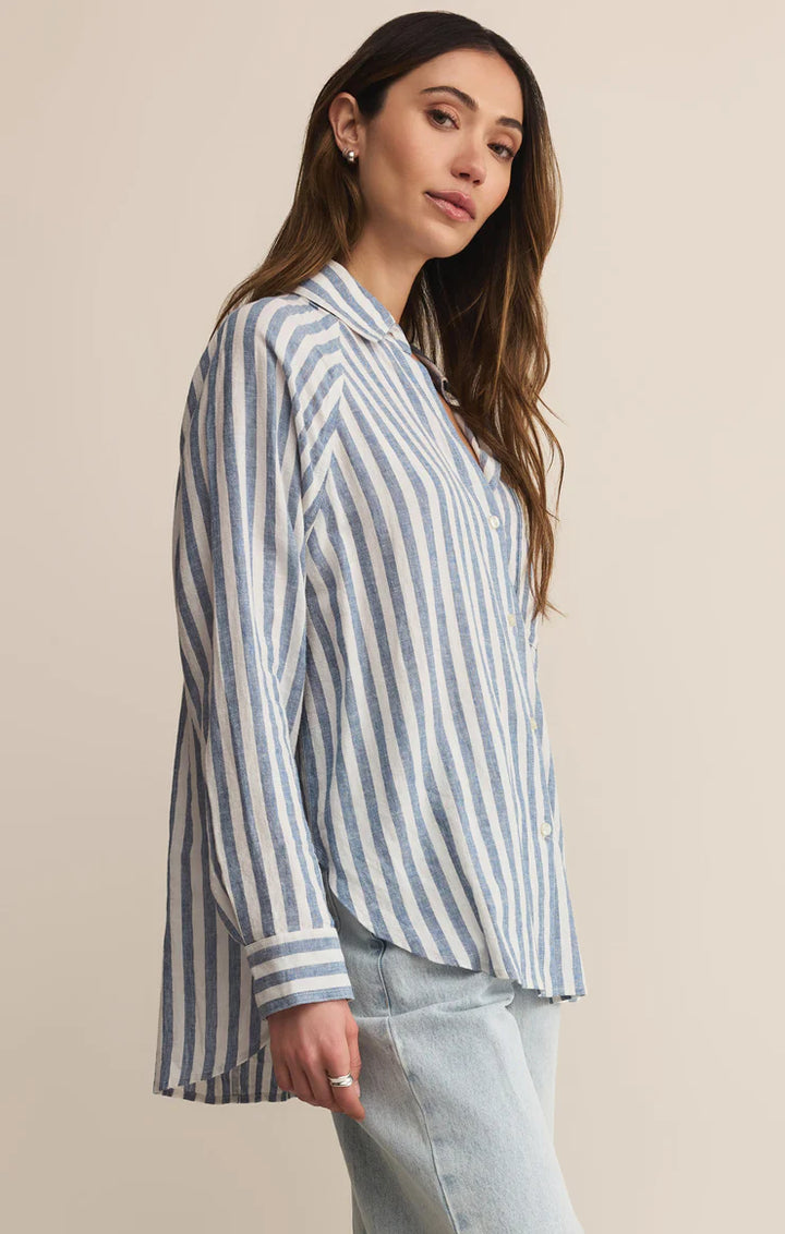 Z Supply The Perfect Linen Top Boathouse