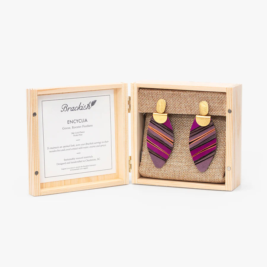 Brackish Encyclia Earrings