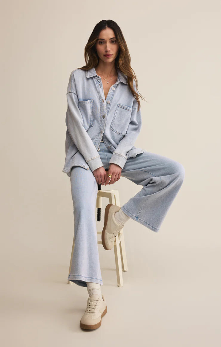 Z Supply Knit Denim Jacket