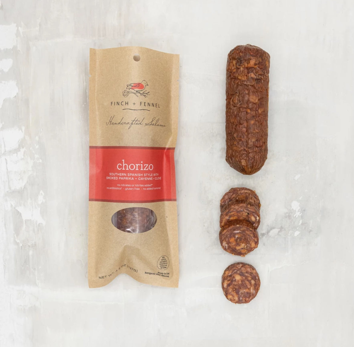 Finch and Fennel Chorizo Salumi