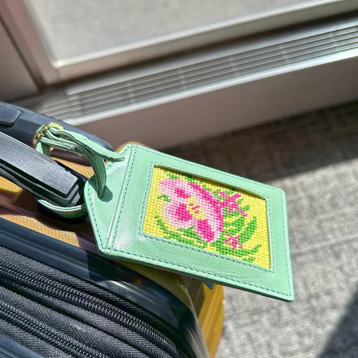 Happy Stitching Luggage Tag Needlepoint Kit