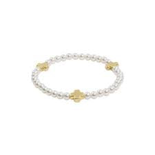 Enewton Extends SC Pearl 4MM Gold Bracelet