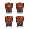 Twos Company Old Fashion Tortoise Glasses (set of four)