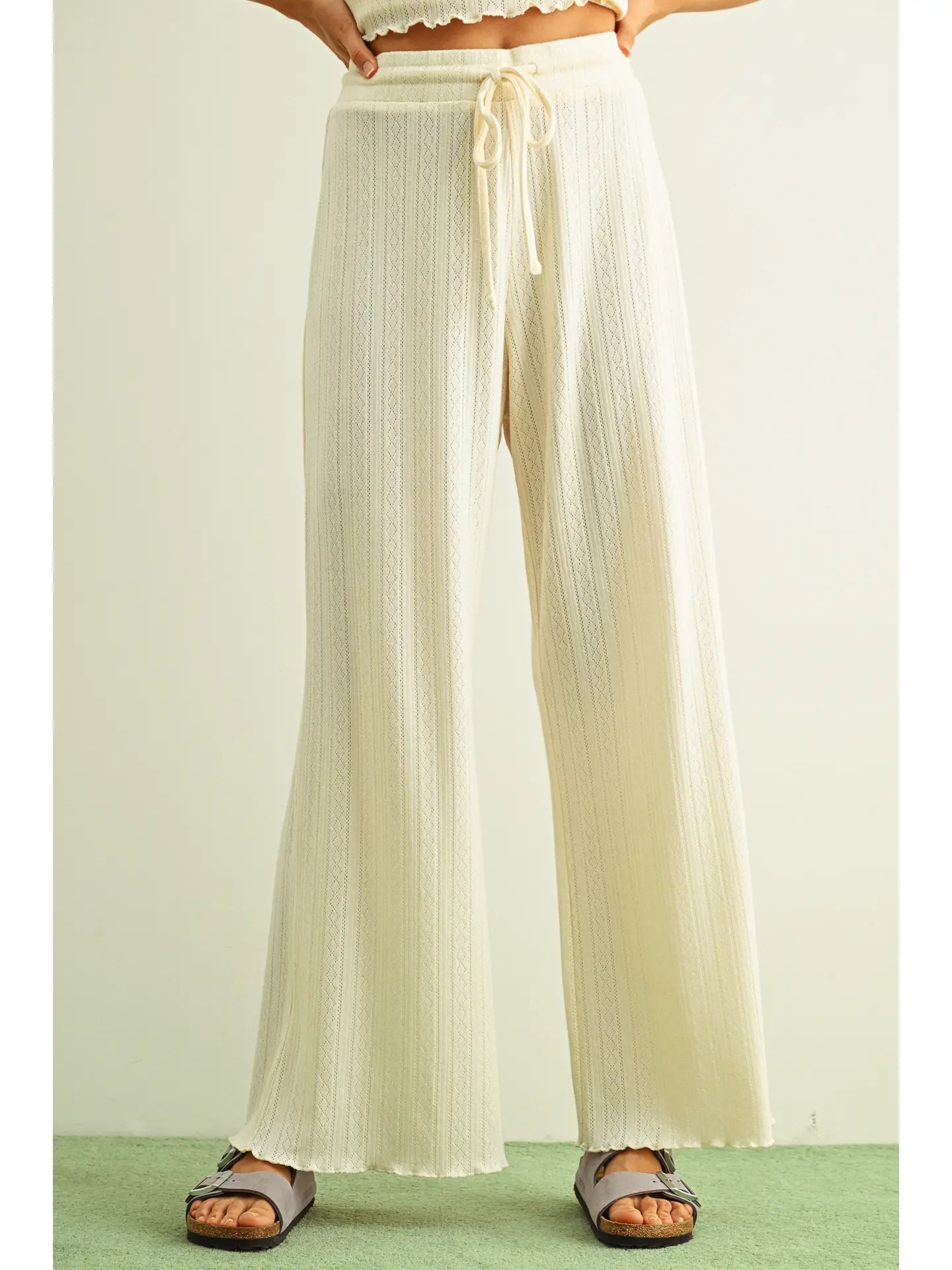 Miou Muse Pointelle Pants