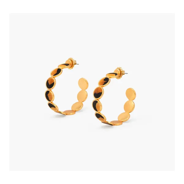 Brackish Coleen Hoop Earrings