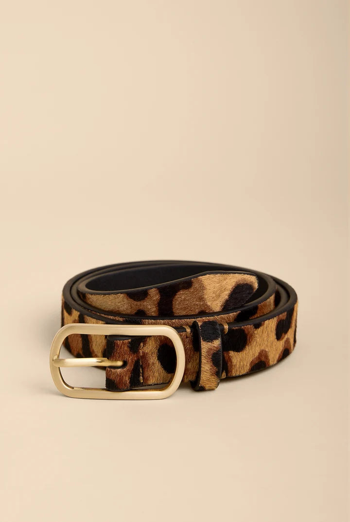 Spartina 449 Thin Belt Leopard