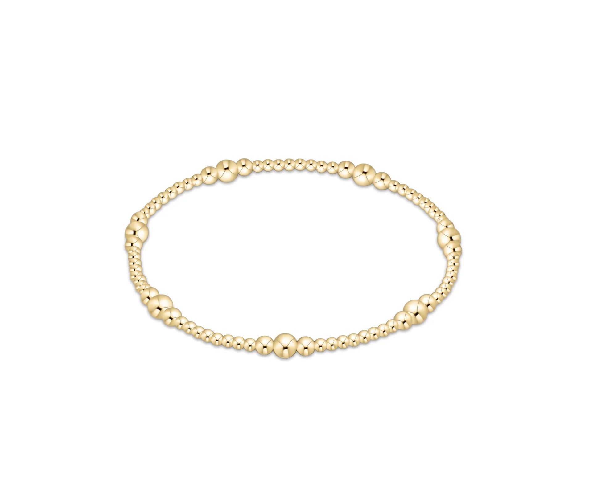 Enewton Purpose Gold Bead Bracelet