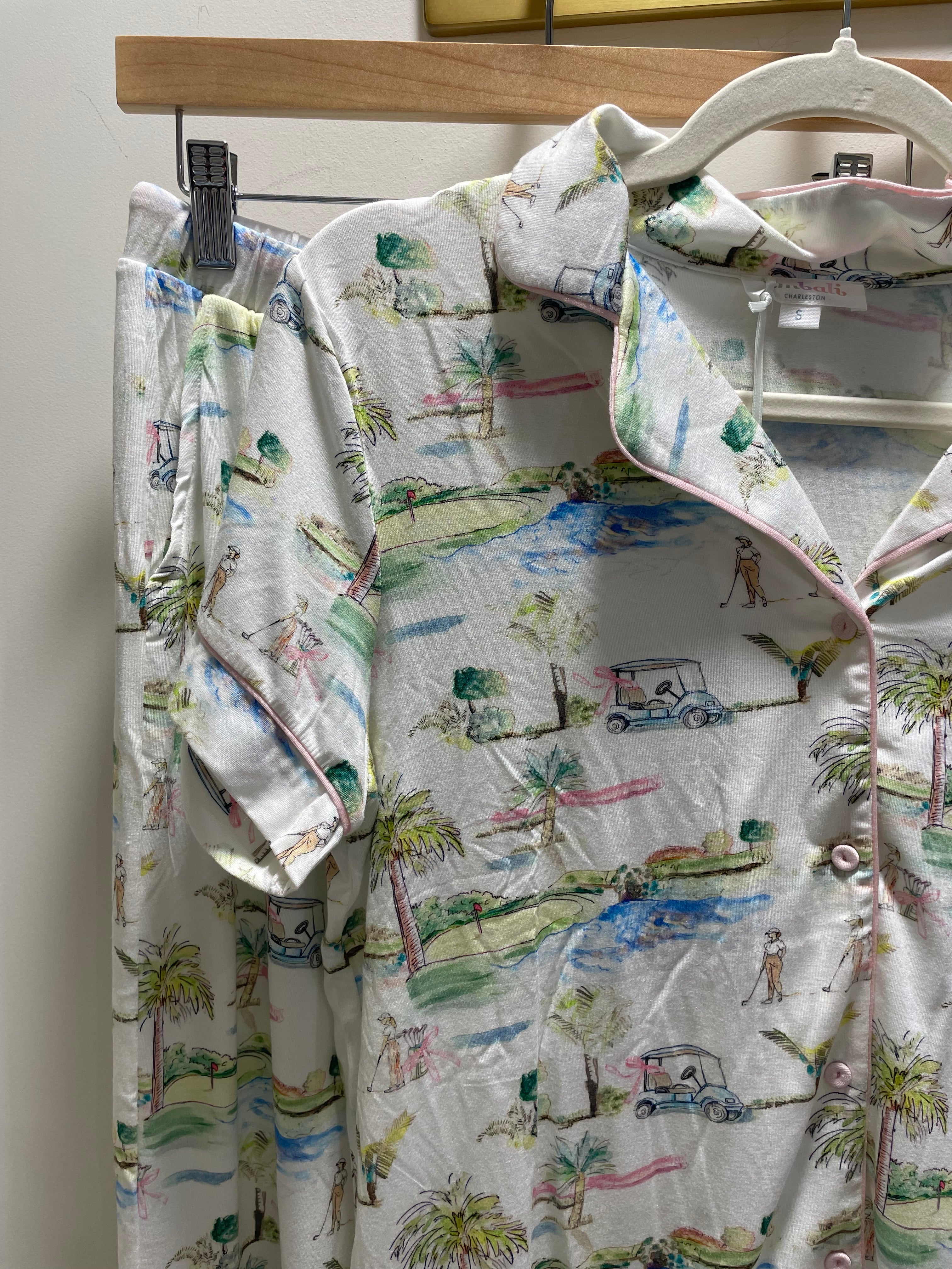 Imbali Golf Scene Pajama Set