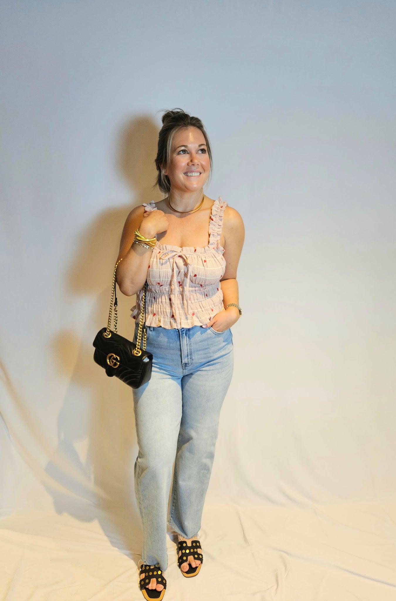 By Together Embroidered Heart Tank