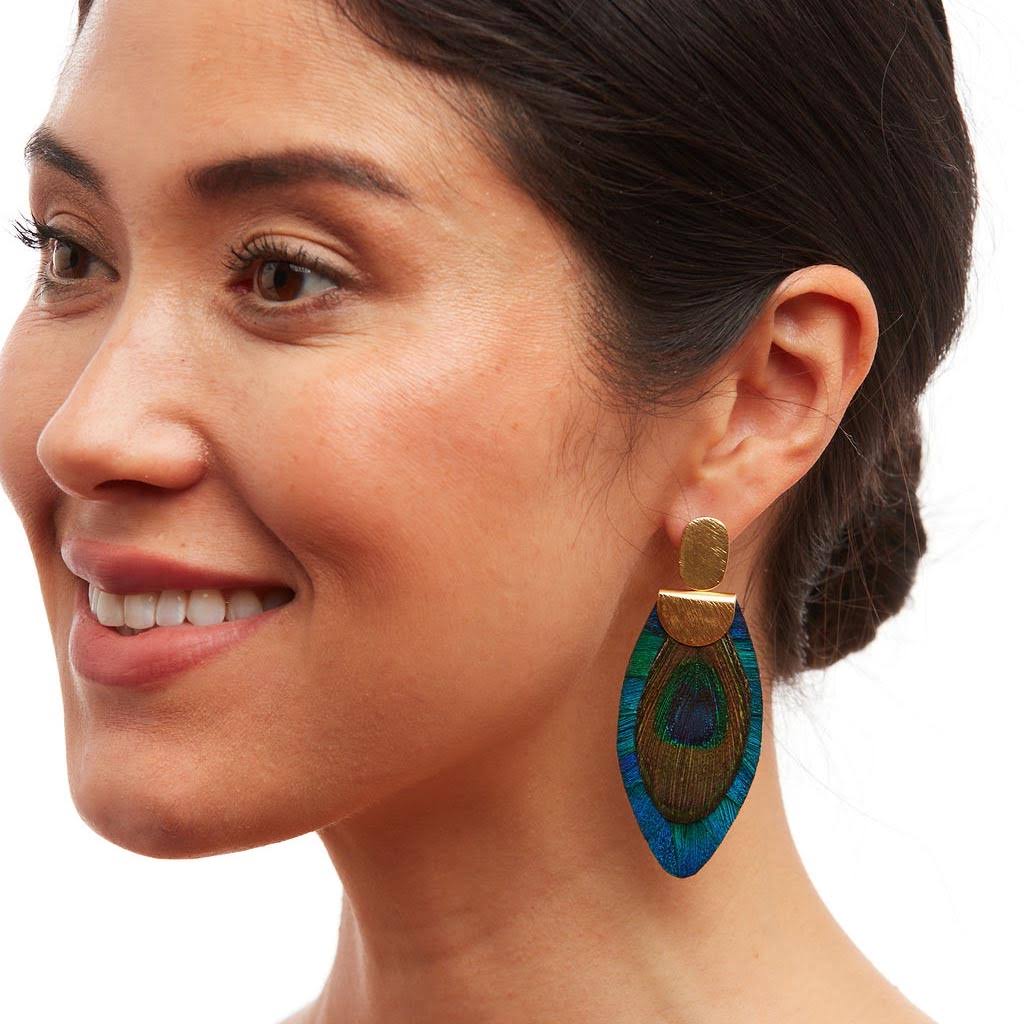 Brackish Nikko Blue Drop Earring