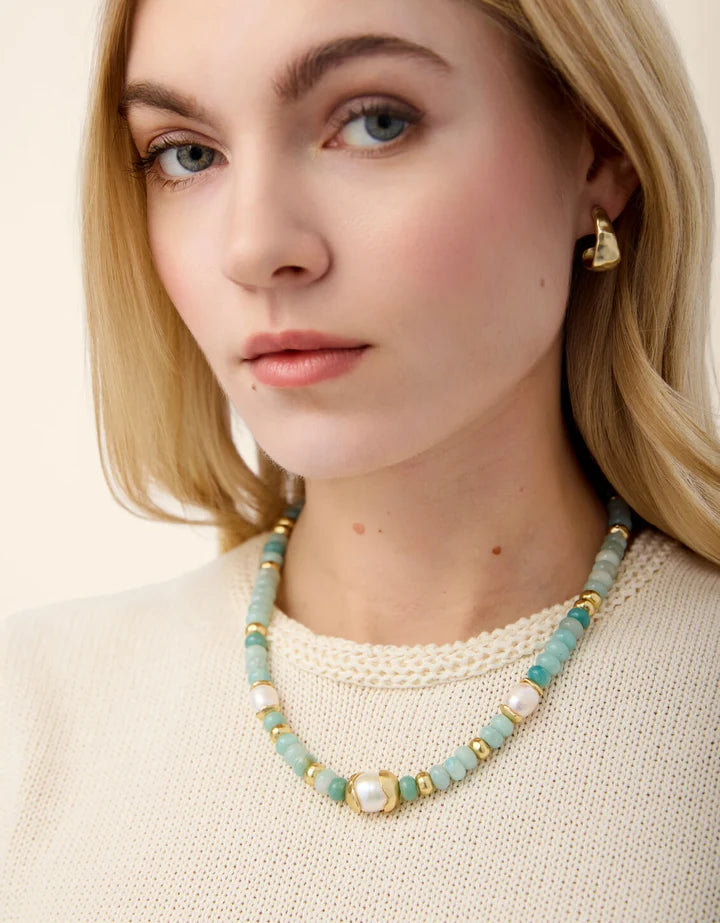 Spartina 449 Seawall Necklace 18” Amazonite