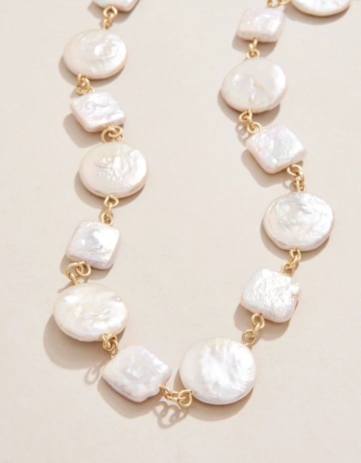 Spartina 449 Pretty Pearl Necklace 17” Pearl White