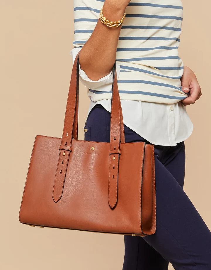 Spartina 449 Taylor Tote Saddle Brown
