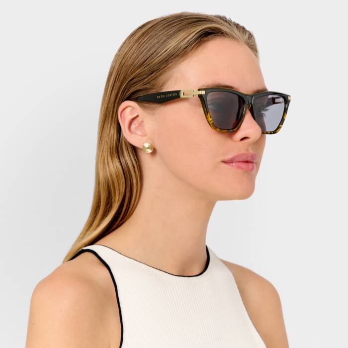 Katie Loxton Marbella Black Tortoiseshell Gradient Sunglasses