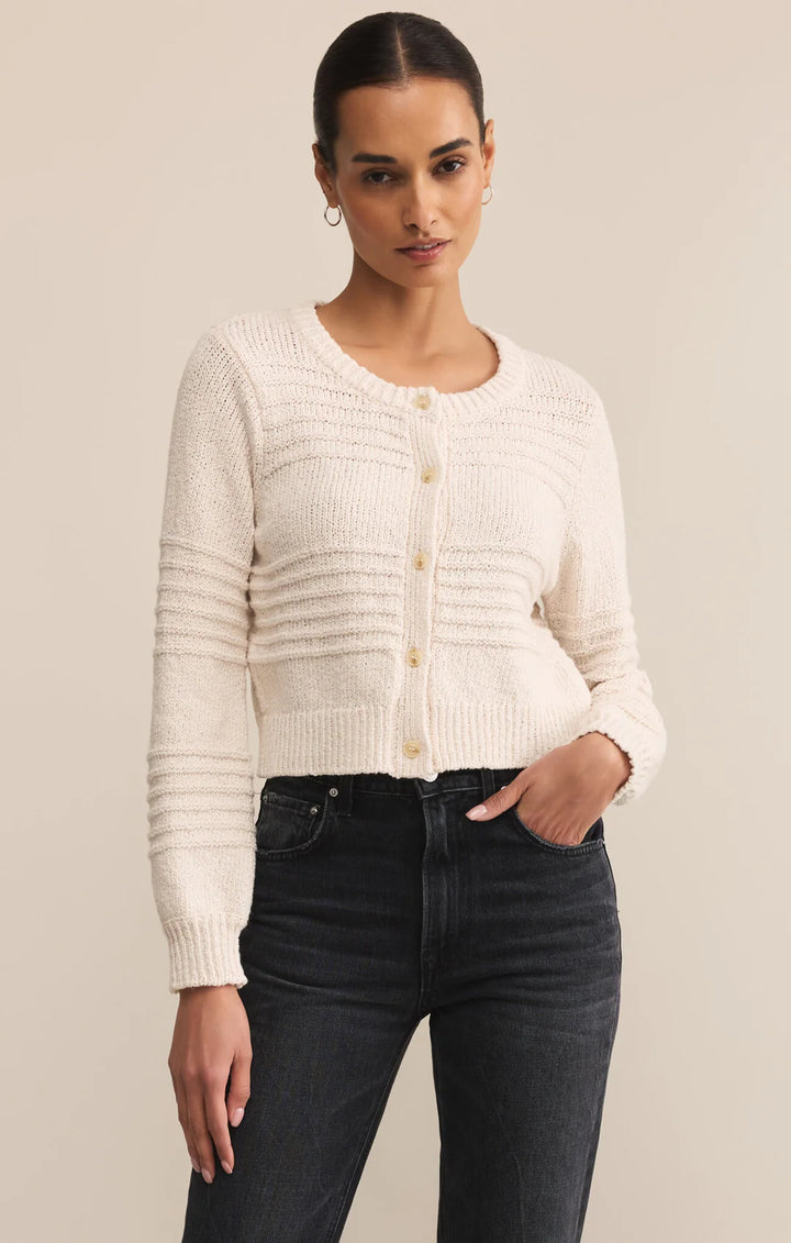 Z Supply Between The Lines Cardigan Crystal