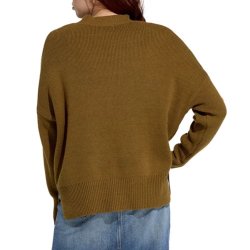 Knit Oversized Olive Sweater