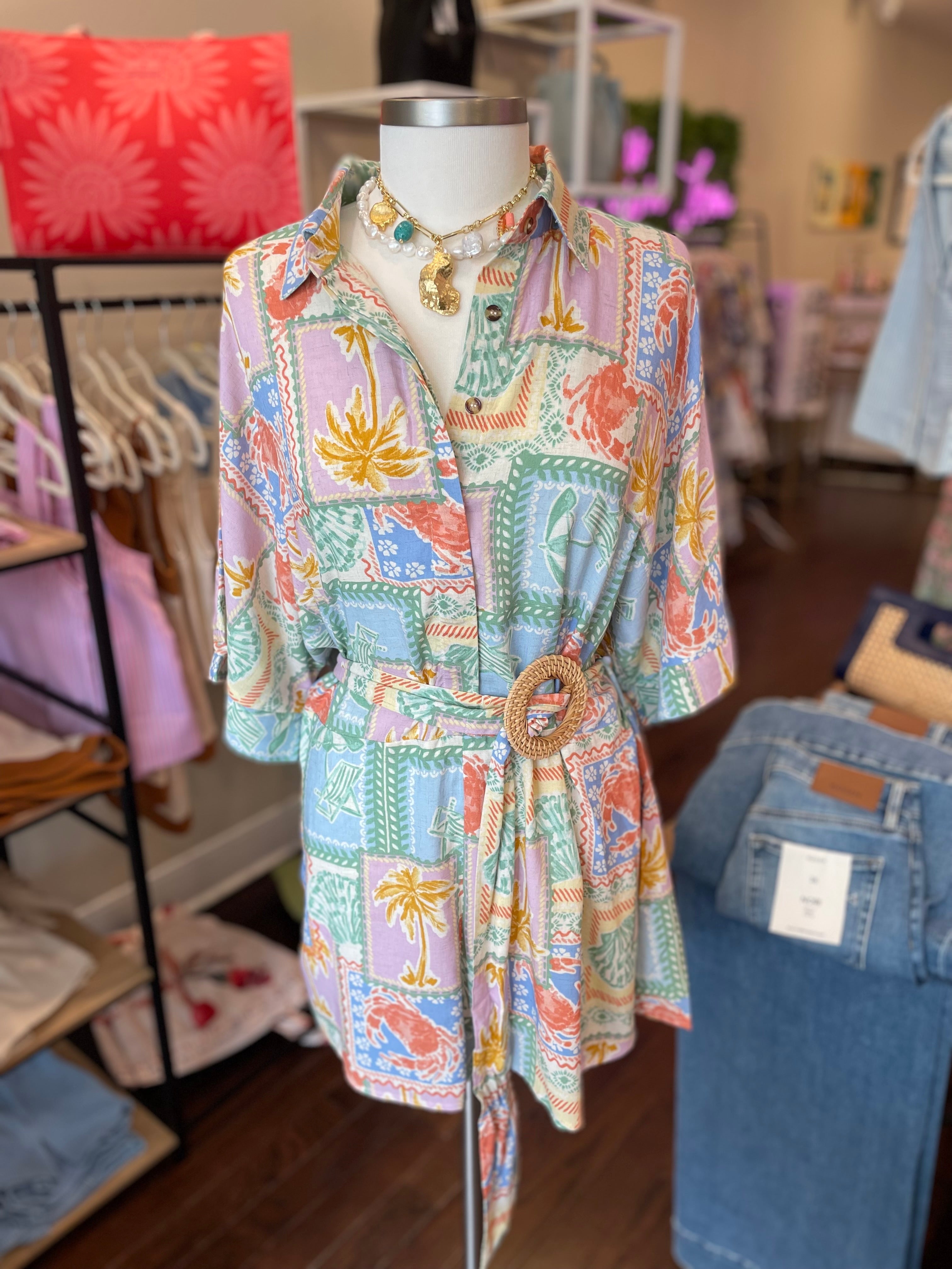 Dress Forum Paradise Belted Romper