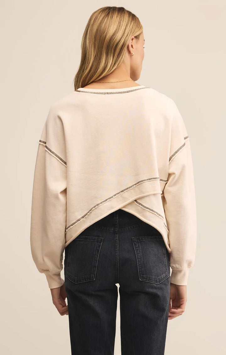 Z Supply Fan Club Sweatshirt Crystal