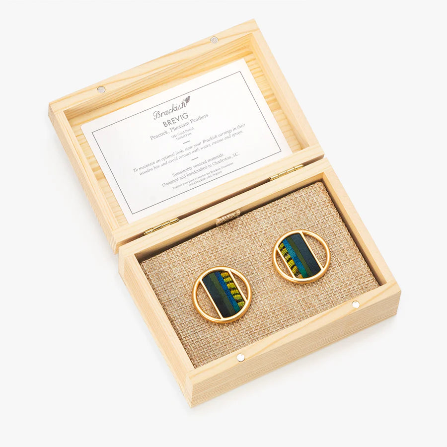 Brackish Brevig Circle Earrings