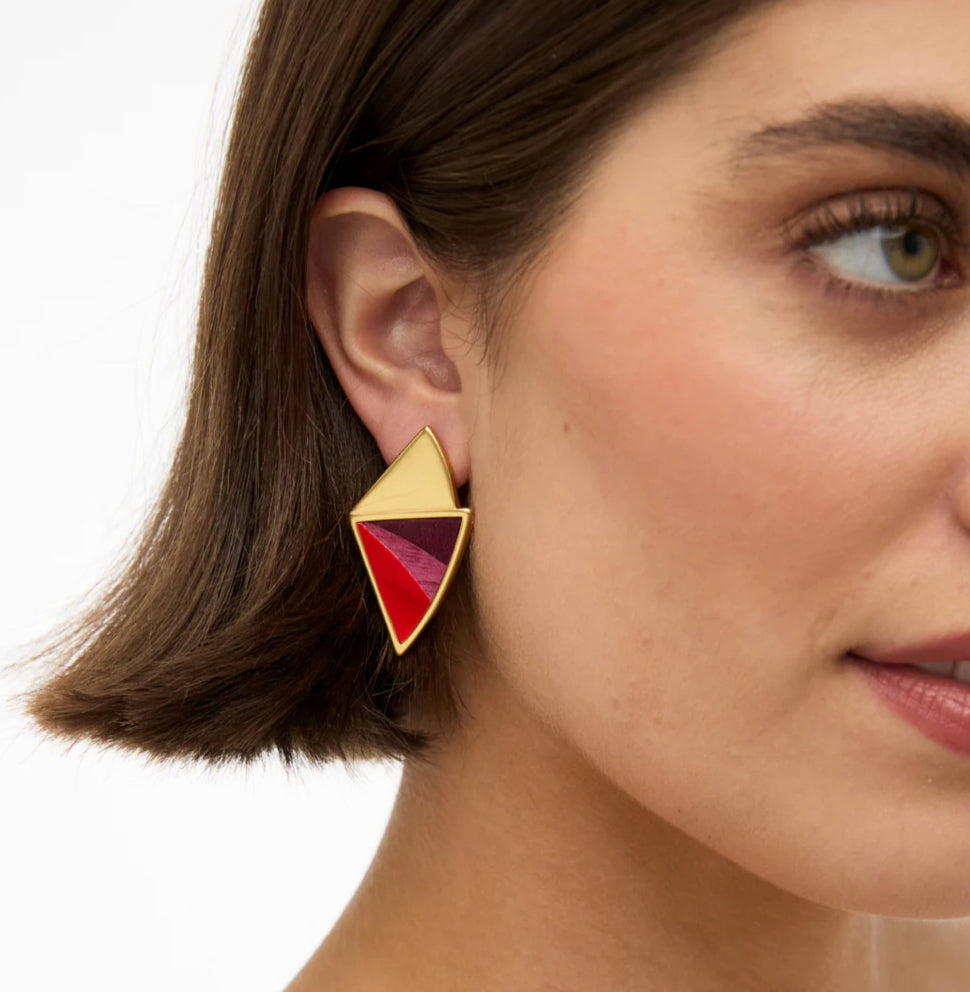 Brackish Aria Triangle Drop Earring