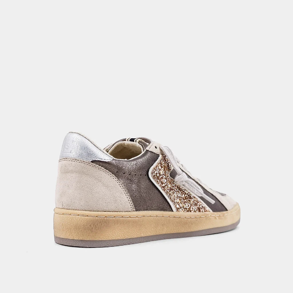 Shu Shop Salma Champagne Glitter Sneaker