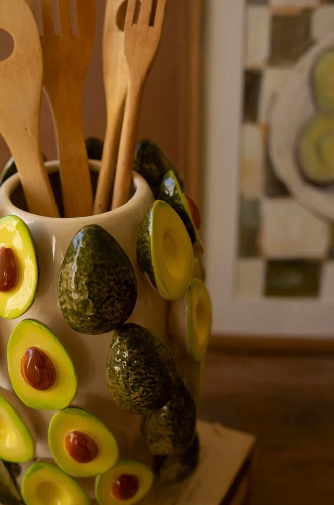 Kalalou Cermaic Avocado Vase