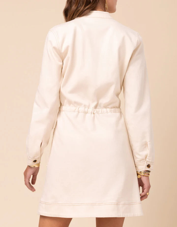 Spartina Elena White Denim Antique Dress