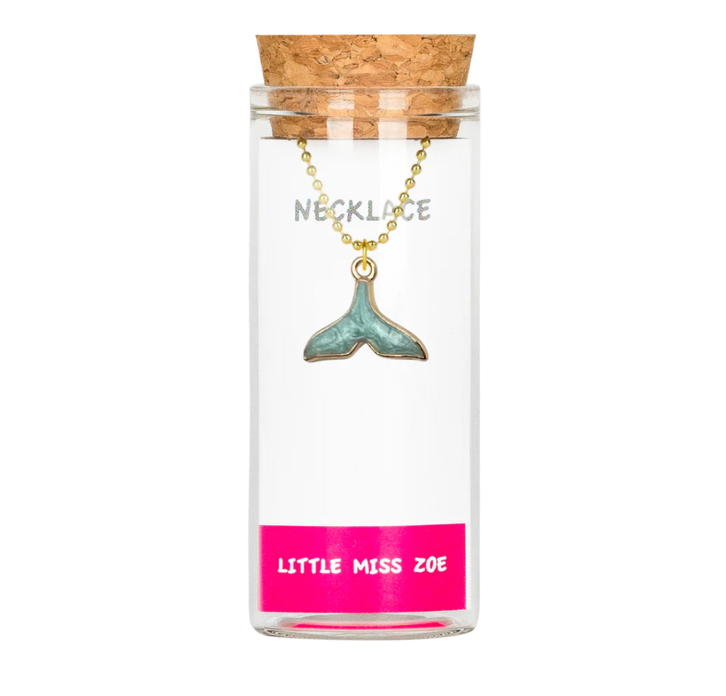 Little Miss Zoe Charm Necklace In Glass Bottle