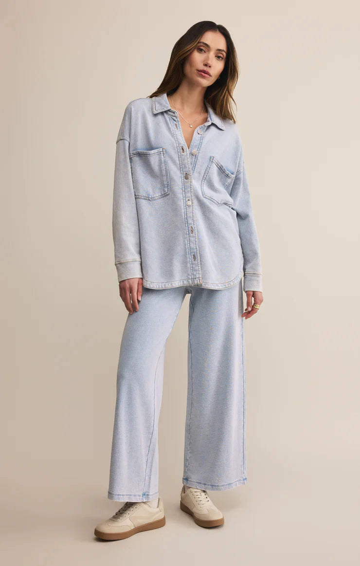 Z Supply Knit Denim Jacket