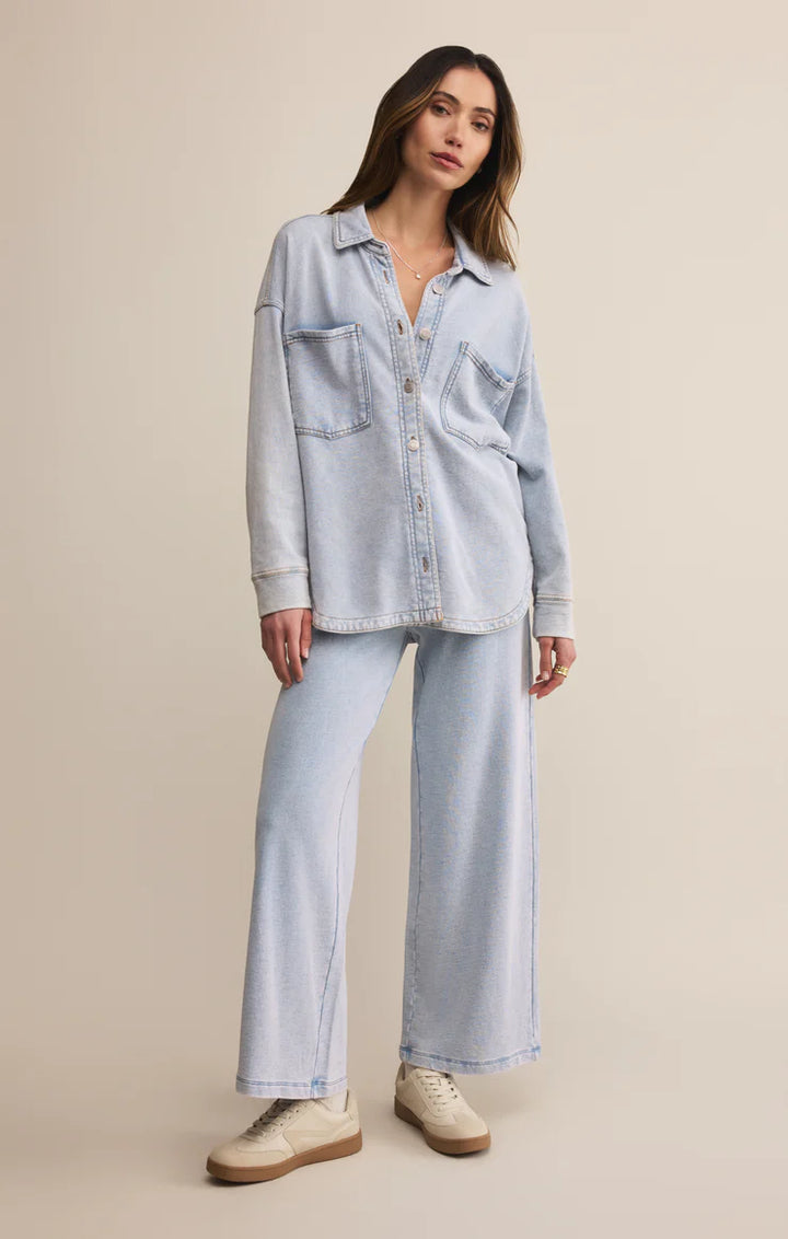Z Supply Knit Denim Jacket