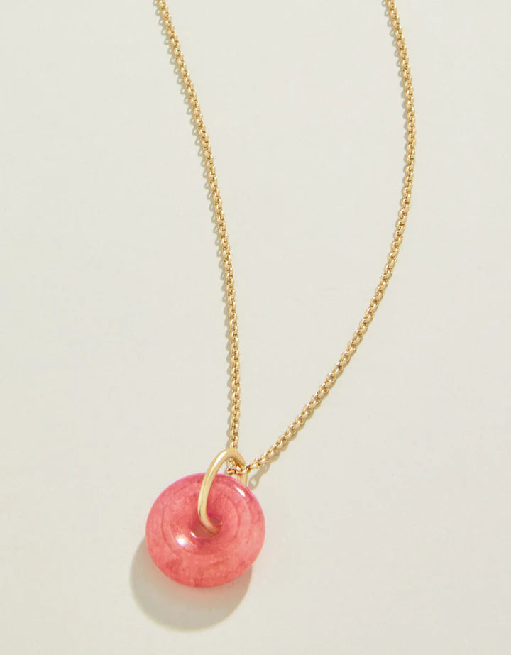 Spartina 499 Ophelia Necklace 18” Pink Stone